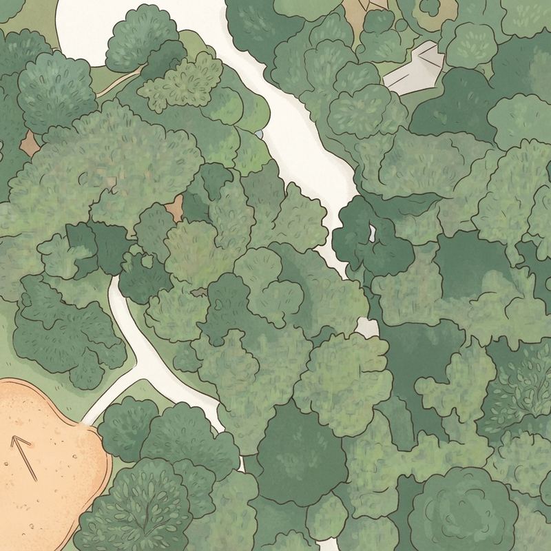 Illustrated map of Kids’ Playground