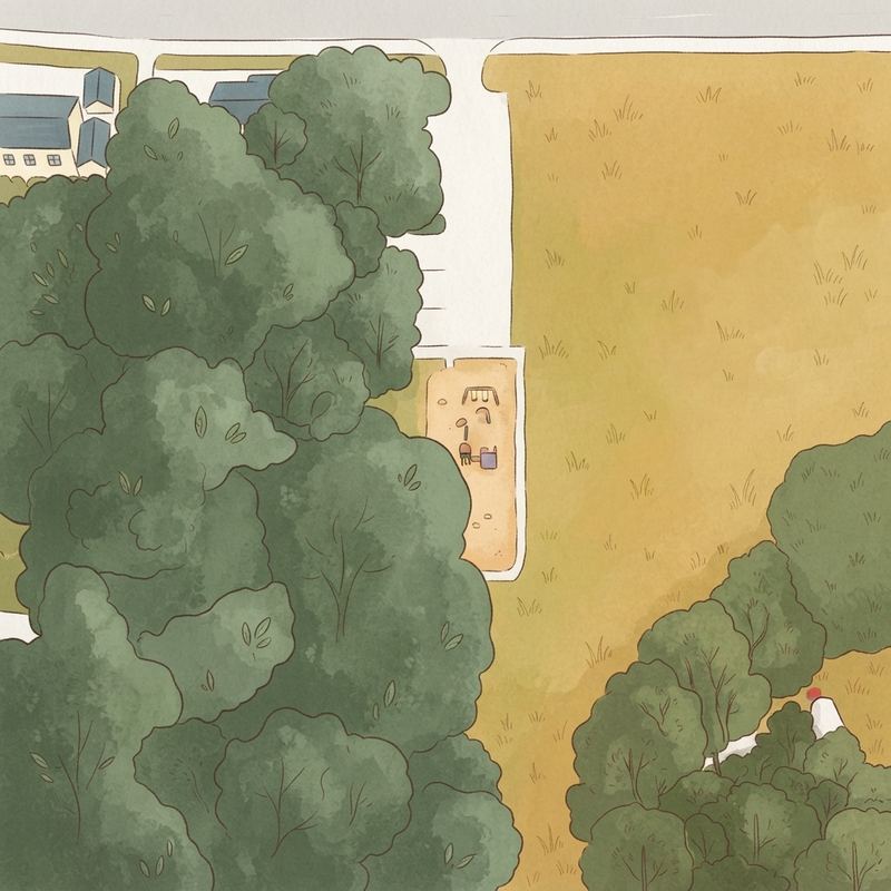 Illustrated map of Kids Square Park