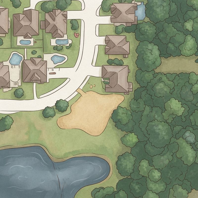 Illustrated map of Killian Park