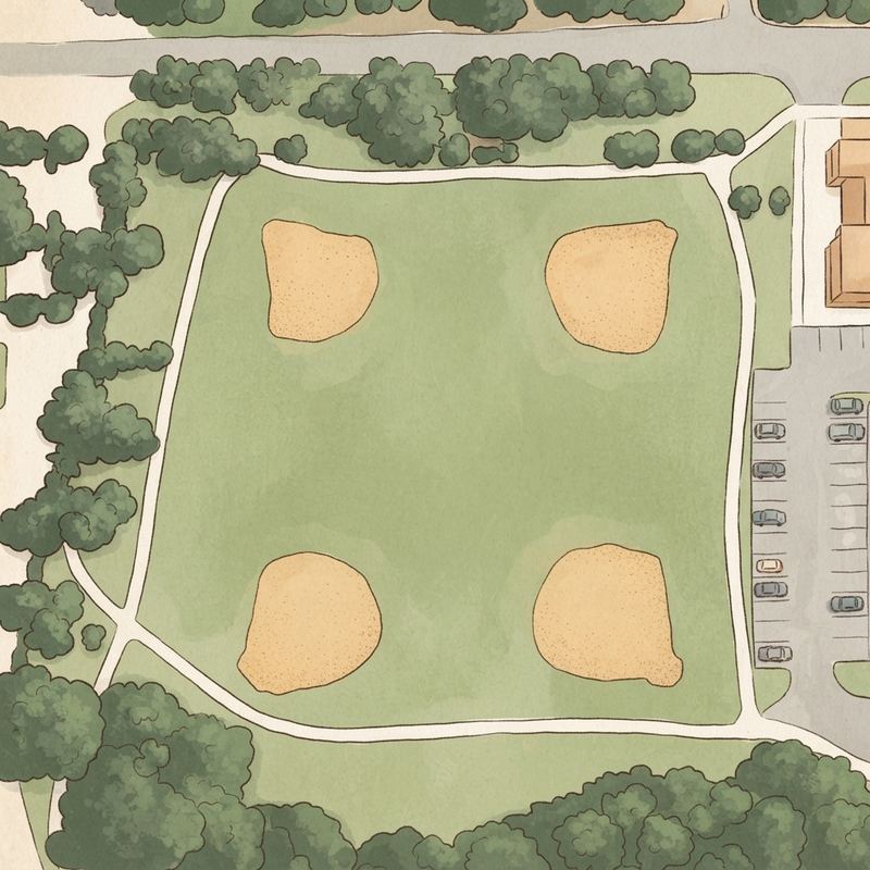 Illustrated map of Koalaty Park