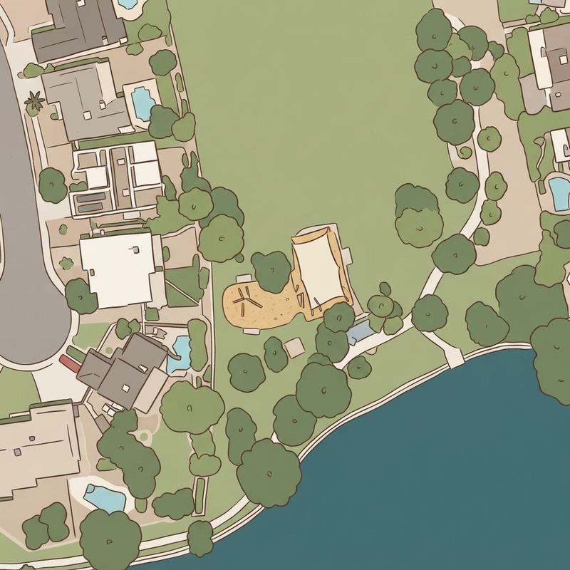 Illustrated map of Laguna Park Playground