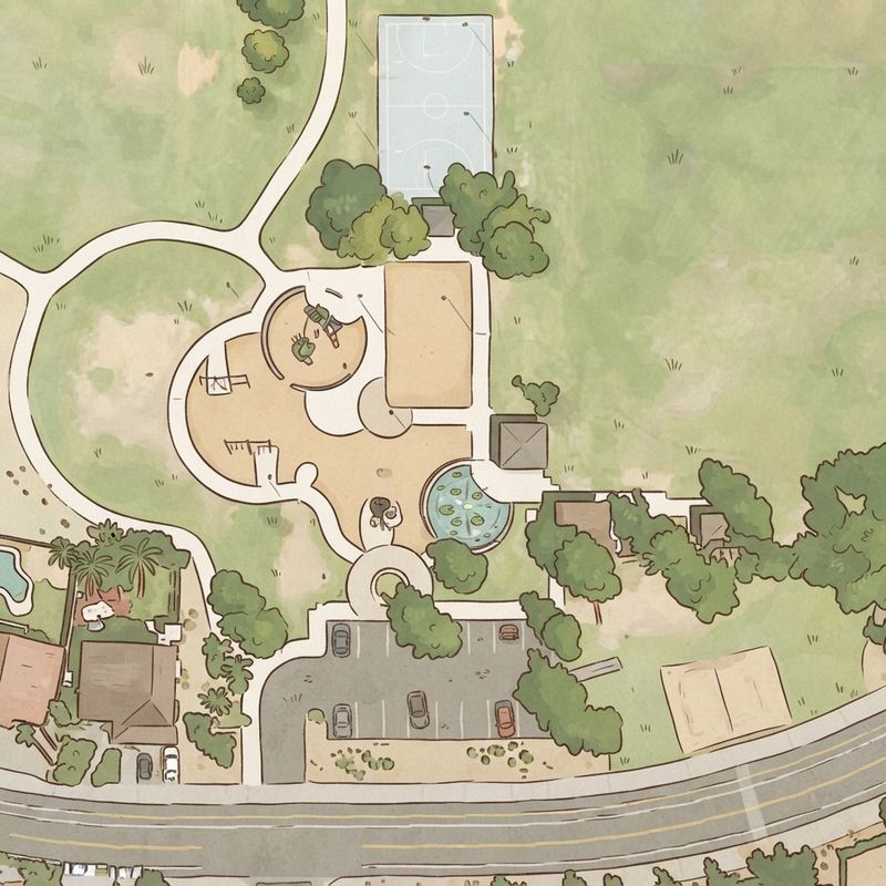 Illustrated map of Laveen Village Park