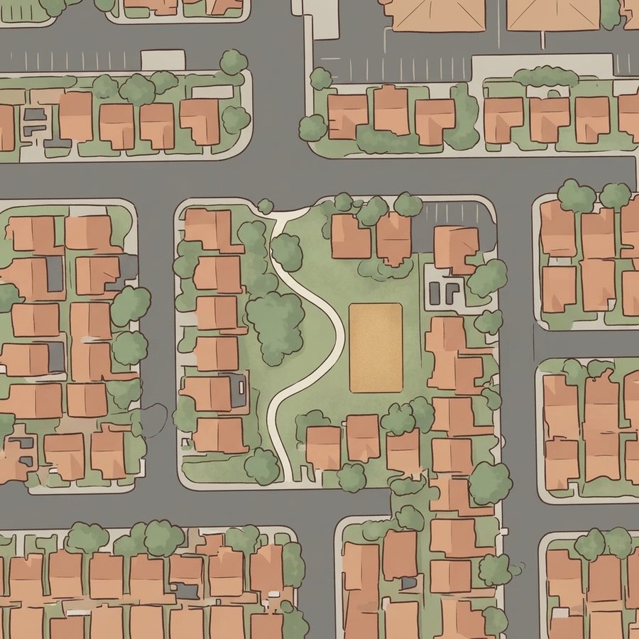 Illustrated map of Liberty Bell Park