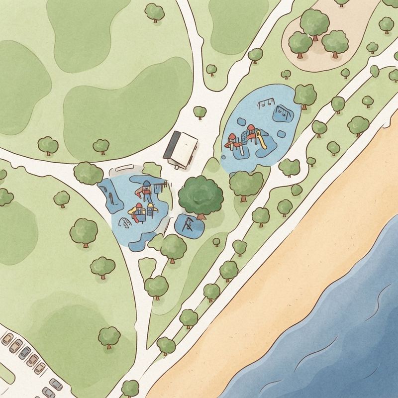 Illustrated map of Liberty Station