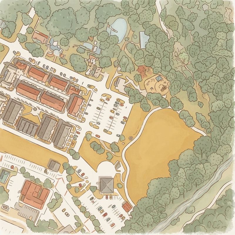Illustrated map of Lilburn City Park Playground