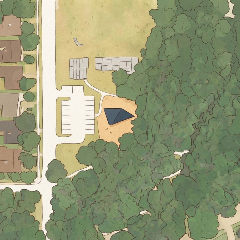 Illustrated map of Lochwood Park