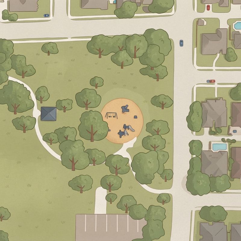 Illustrated map of Lone Star Park