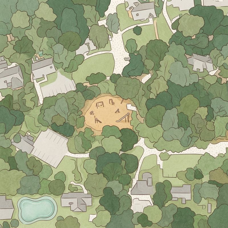 Illustrated map of Loring Heights Park