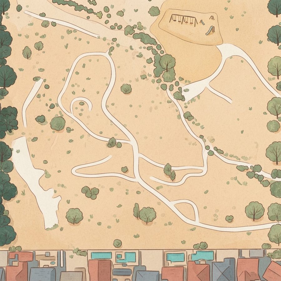 Illustrated map of LT ERICK LOYD MEMORIAL PARK