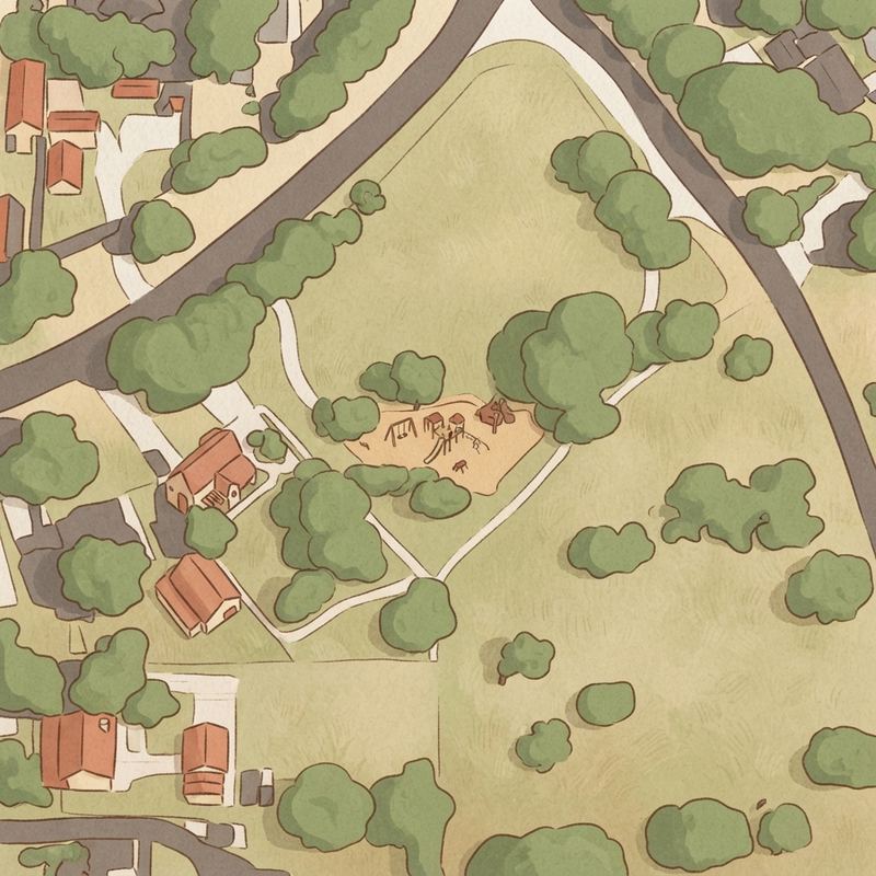 Illustrated map of Luzon Park