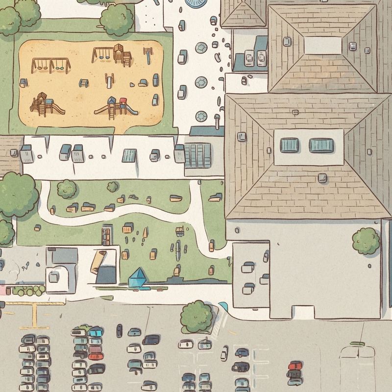 Illustrated map of Magia Inflable Westland Mall