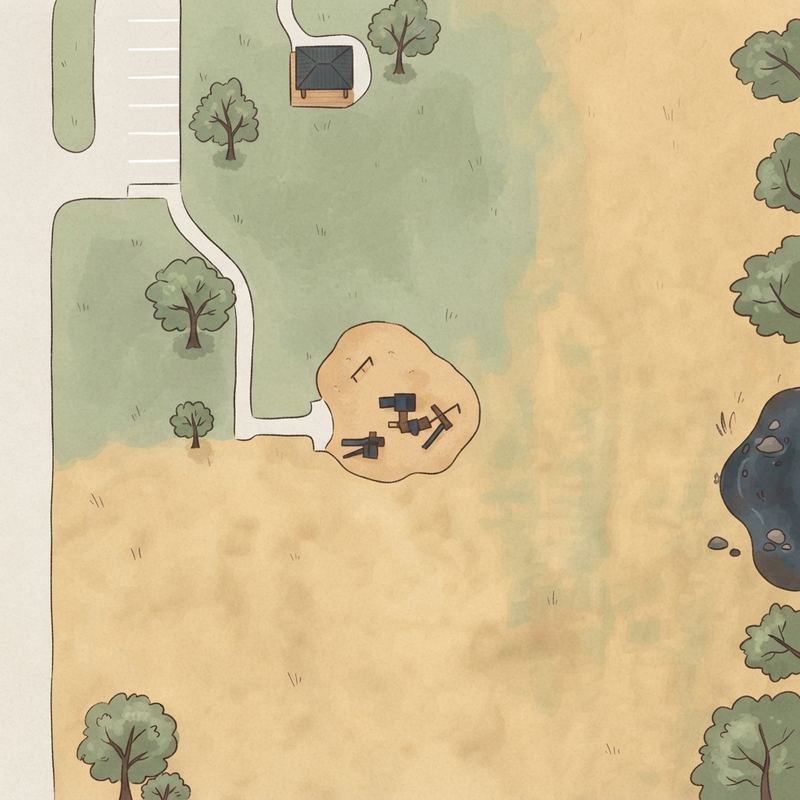 Illustrated map of Mallard Cove Park