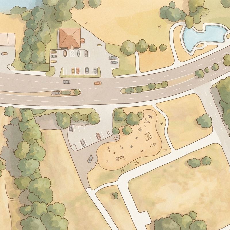 Illustrated map of Marrow Bone Spring Park