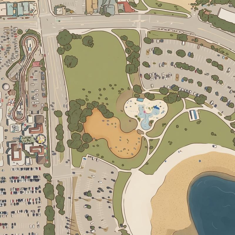 Illustrated map of Maruta Gardner Playground