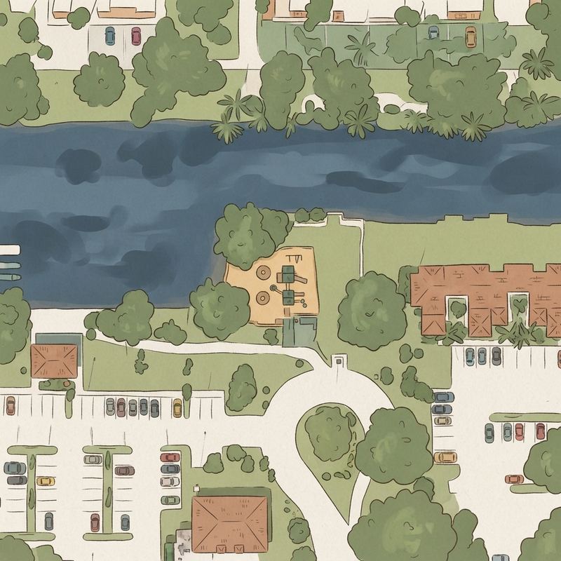 Illustrated map of Matthew Palacios Boundless Playground