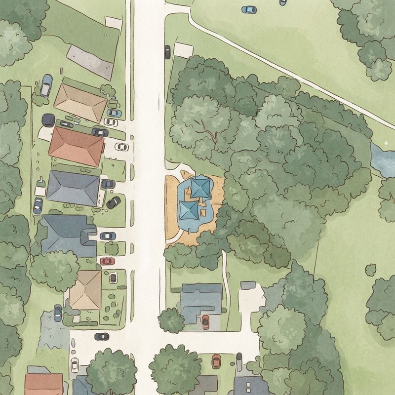 Illustrated map of McLaren Cir Playground For Toddlers