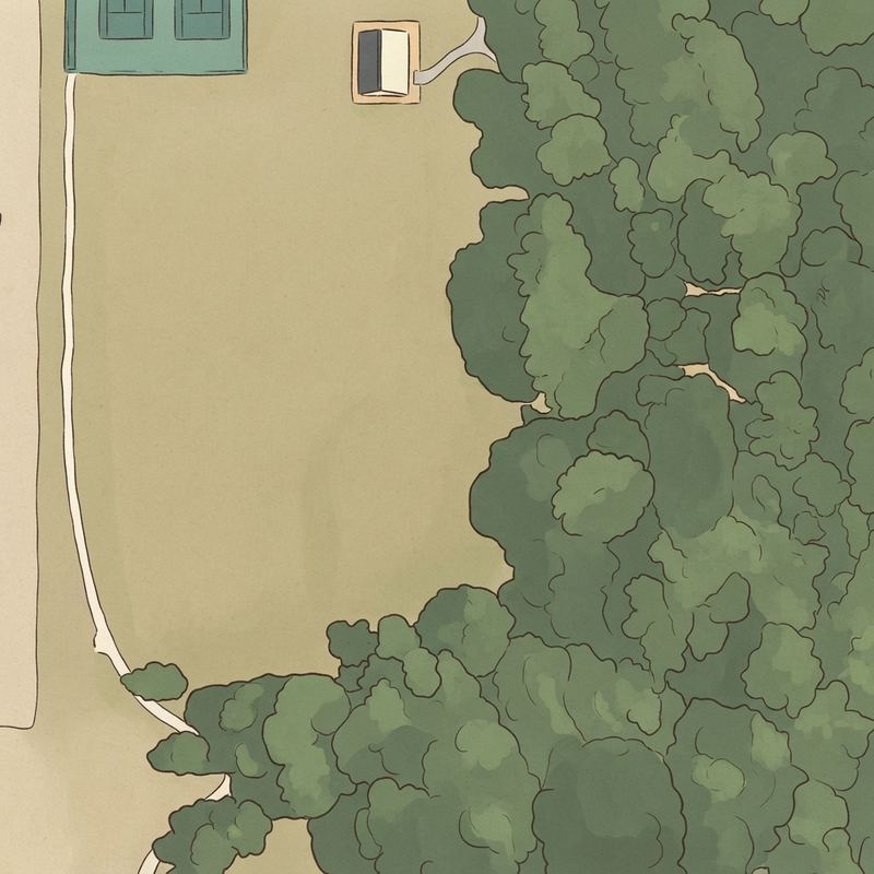 Illustrated map of Meadow Stone Park