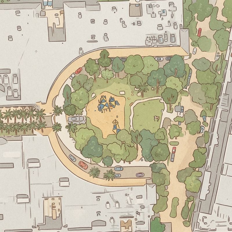 Illustrated map of Midtown Miami Playground