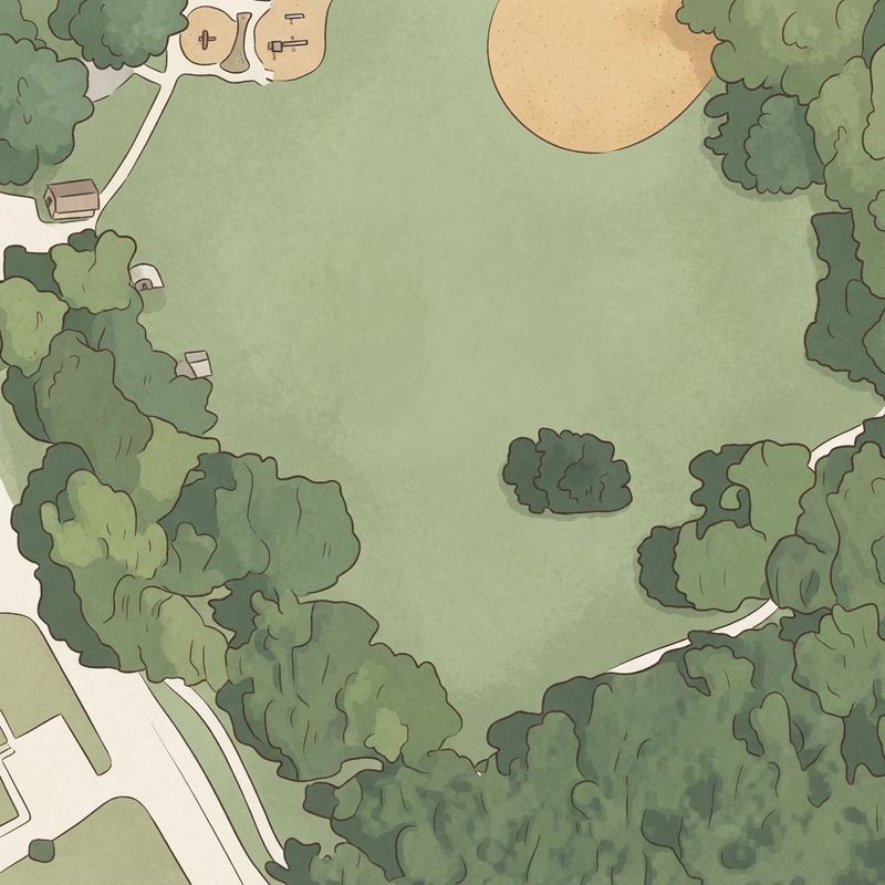 Illustrated map of Miller Family Park