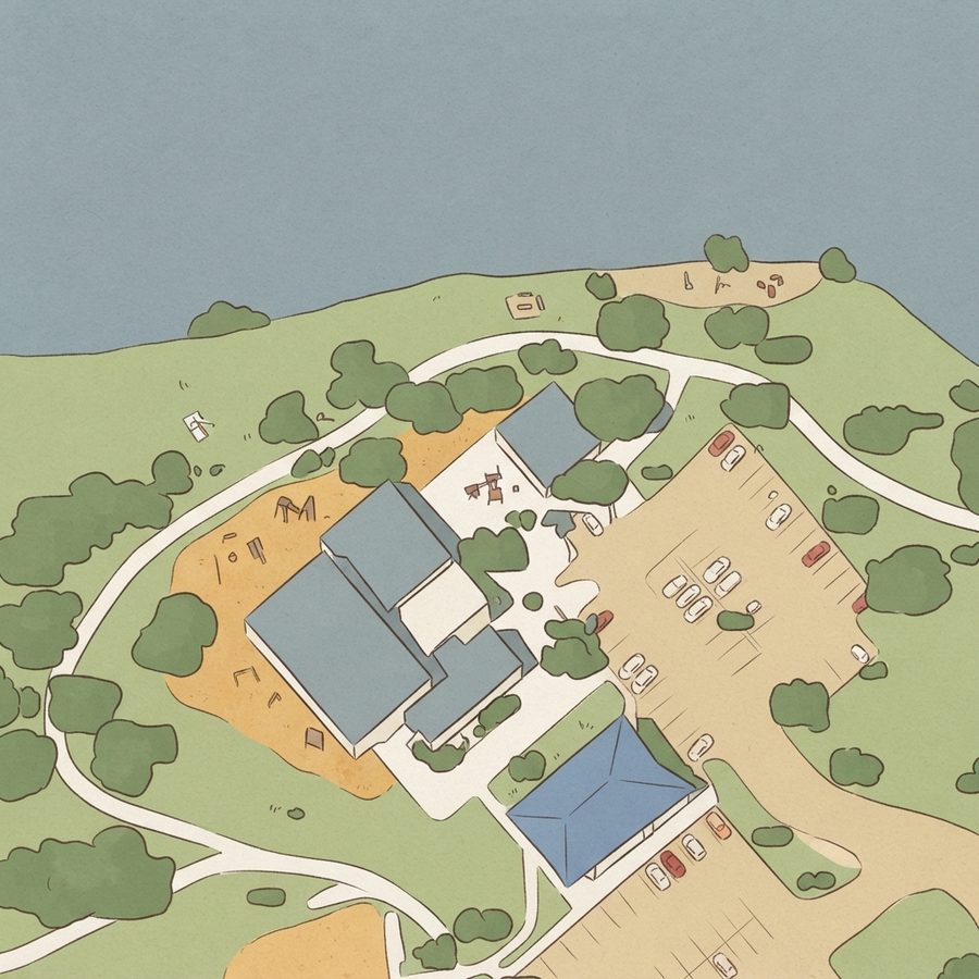 Illustrated map of Miller's Pond Park