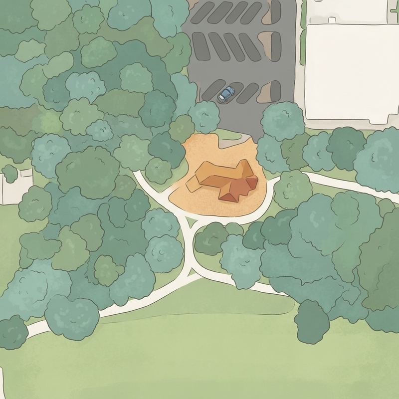 Illustrated map of Mount Paran North Playground (Eagle's Nest)
