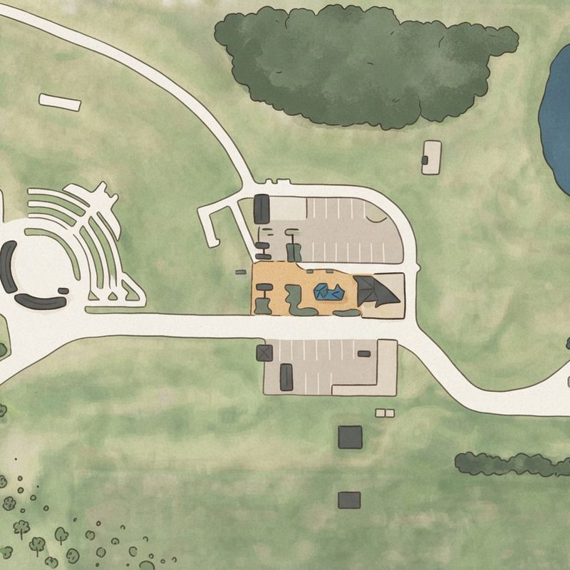 Illustrated map of Murphy Central Park