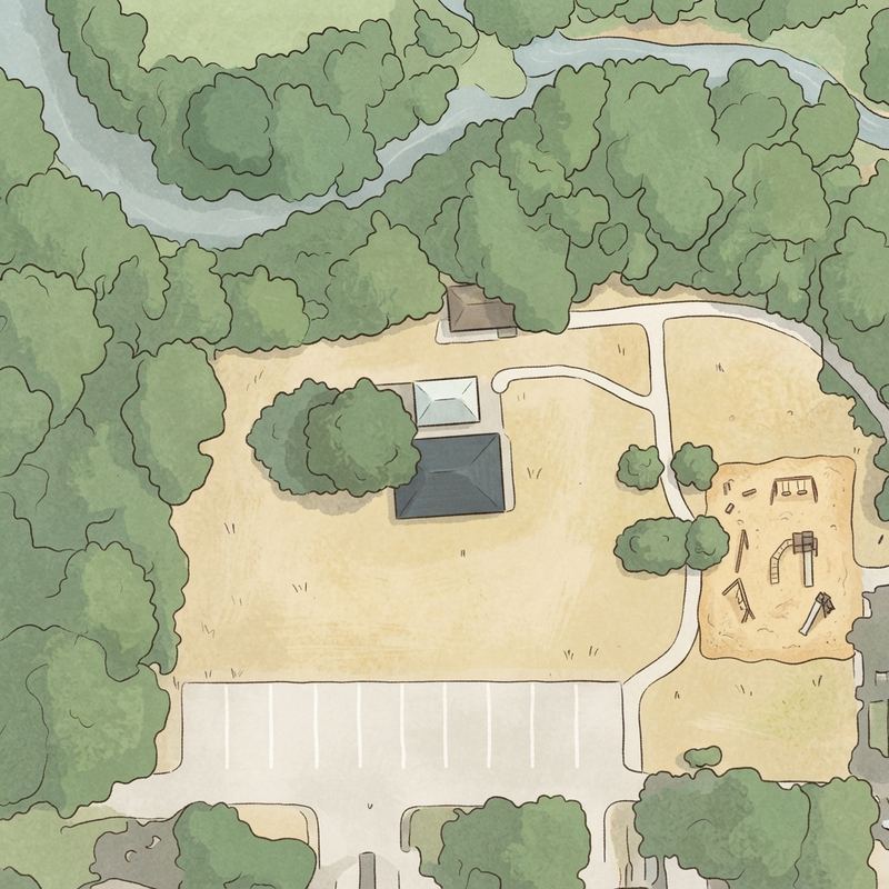 Illustrated map of Murphy Hills Park