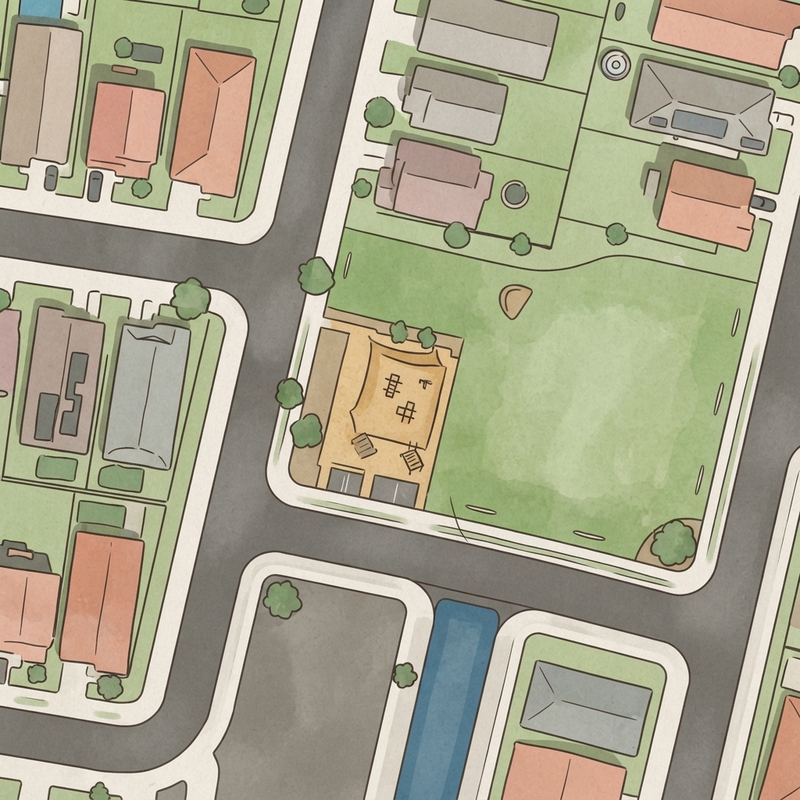 Illustrated map of Music Park Playground