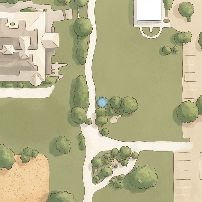 Illustrated map of Musical Pocket Playground