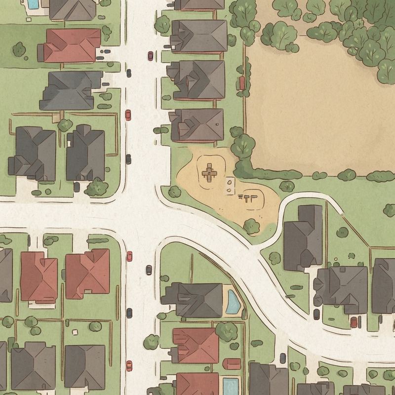 Illustrated map of Neighborhood Playground