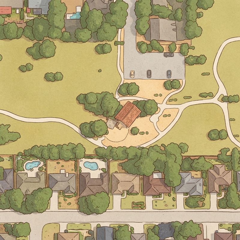 Illustrated map of Norich Park