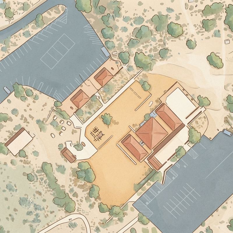 Illustrated map of North Mountain Park