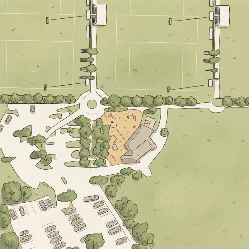 Illustrated map of North Park