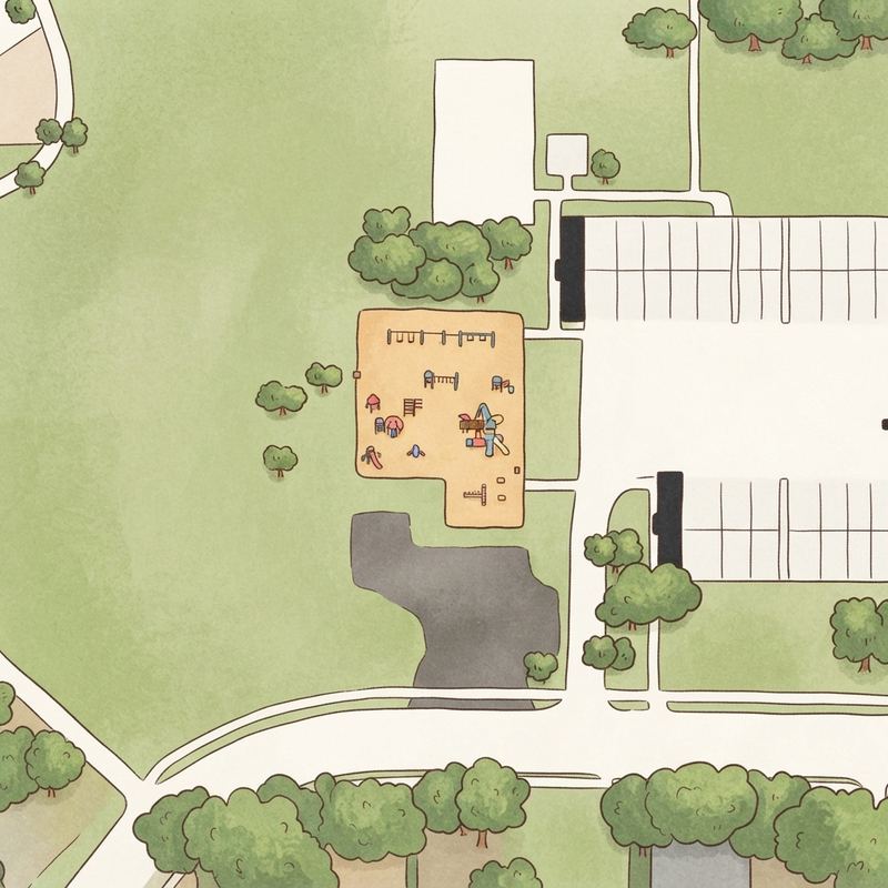Illustrated map of Northrich Park