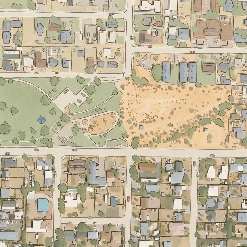 Illustrated map of Norton Park
