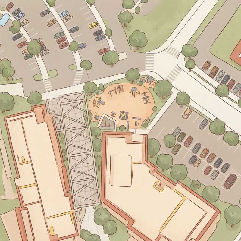 Illustrated map of Old Town San Diego State Historic Park