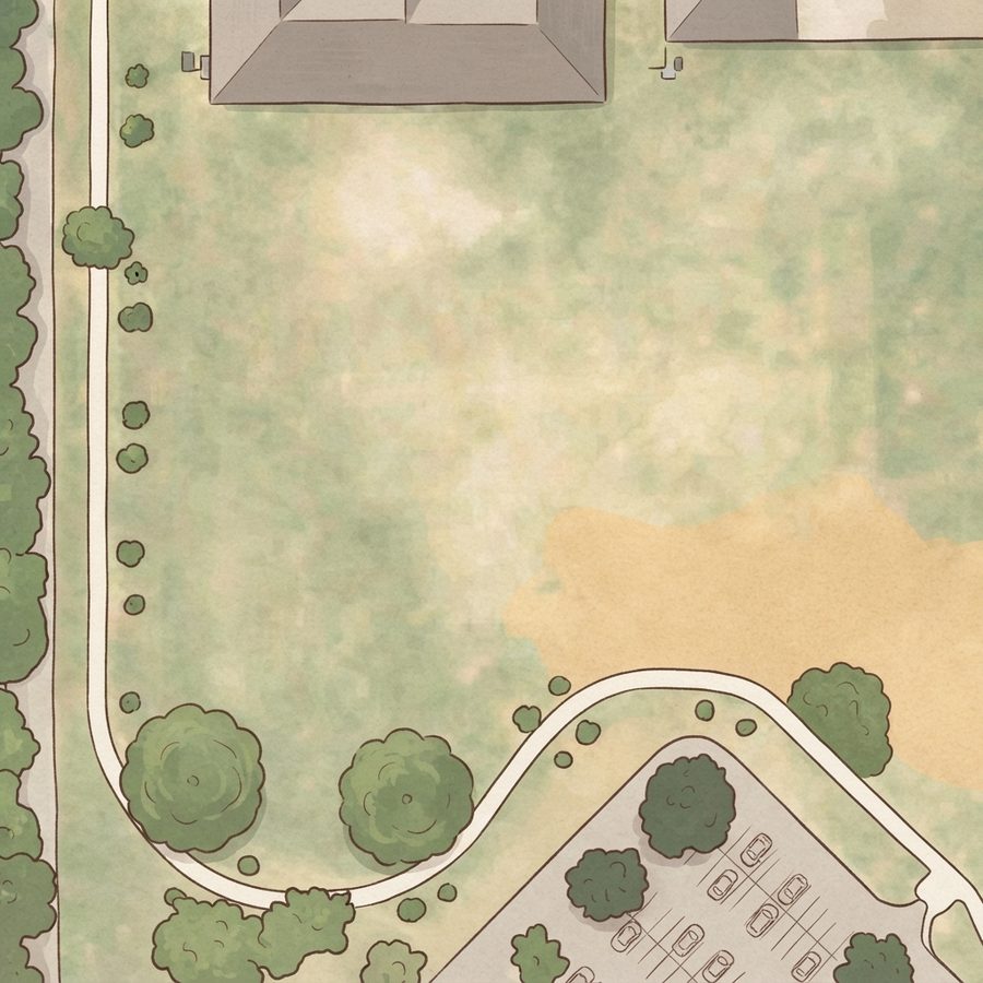 Illustrated map of Olmos Soccer Fields