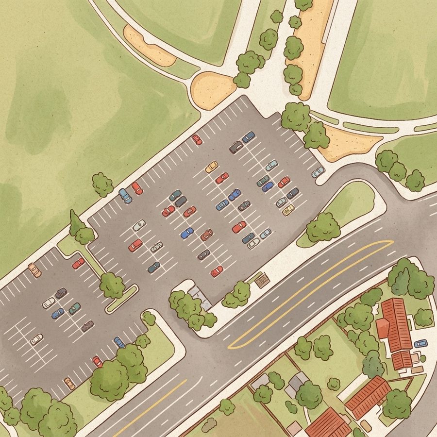 Illustrated map of Olympic Park