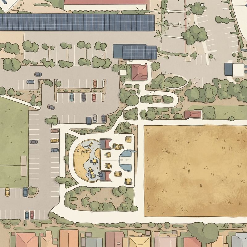 Illustrated map of Orange Park