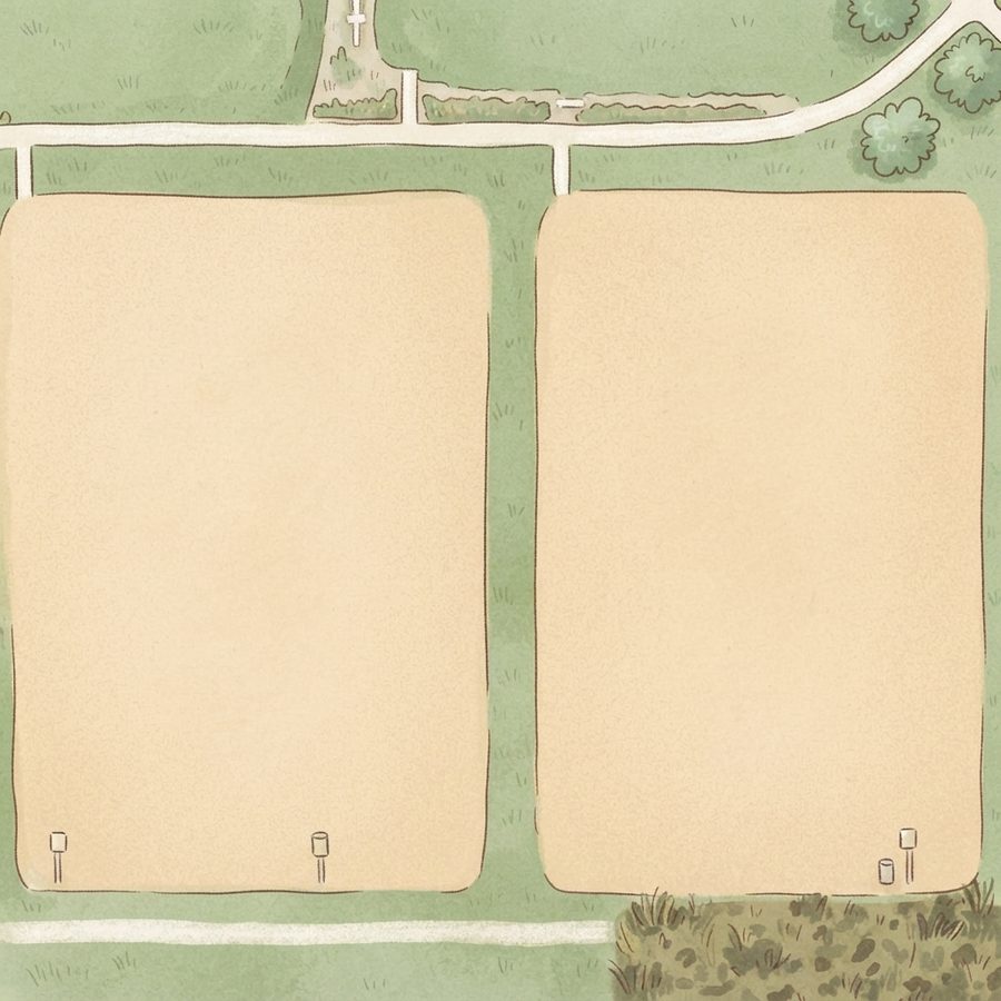 Illustrated map of Orchard Bend Park
