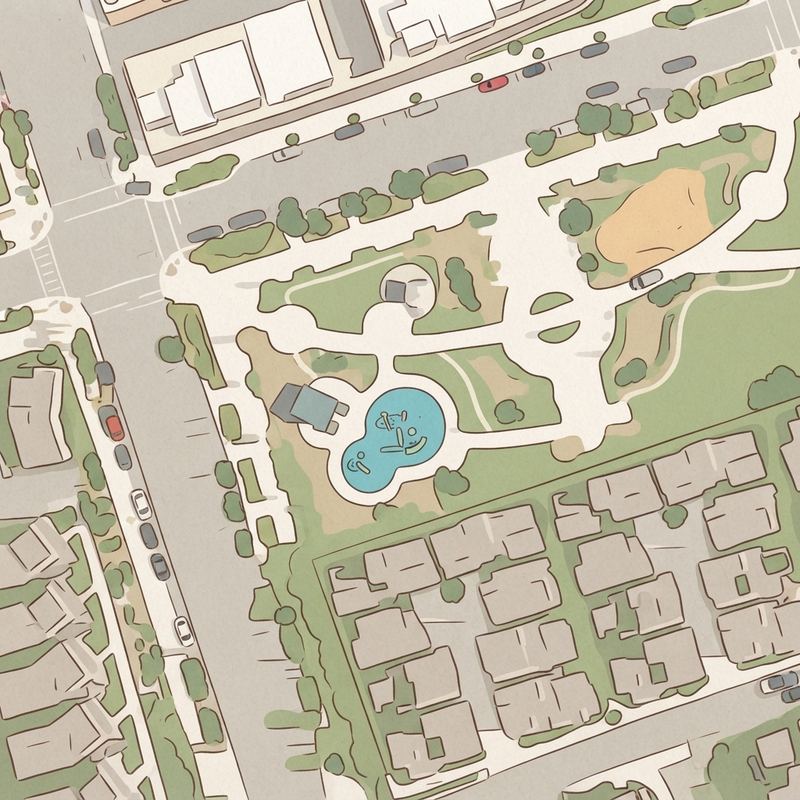 Illustrated map of Orion Park