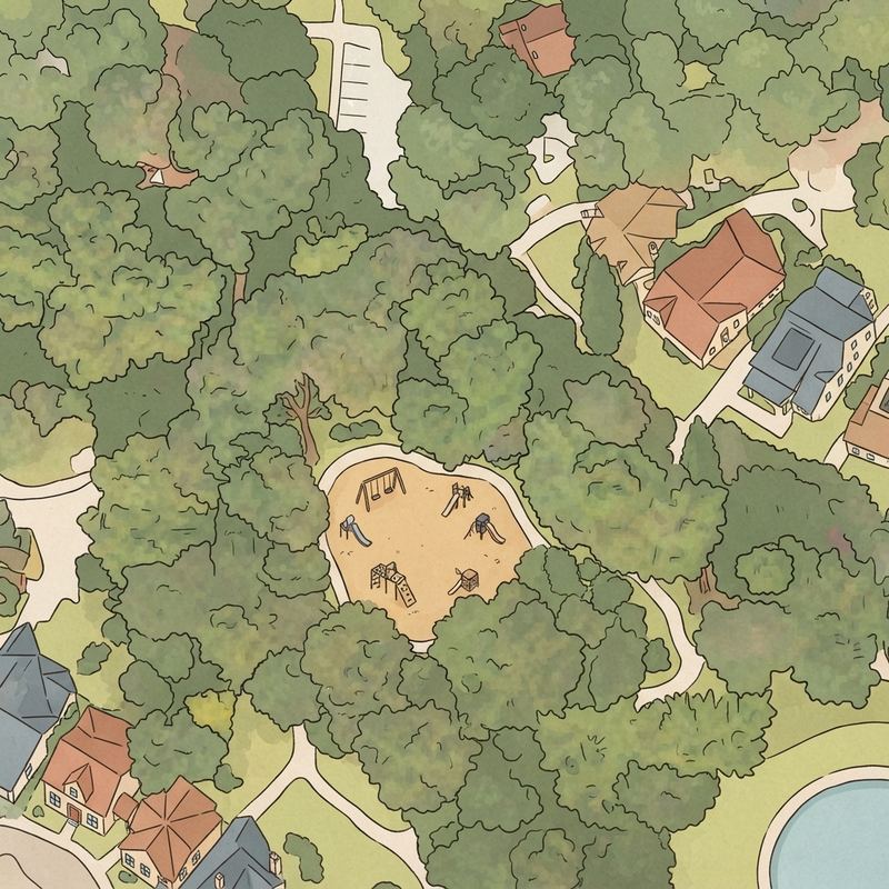Illustrated map of Orme Park