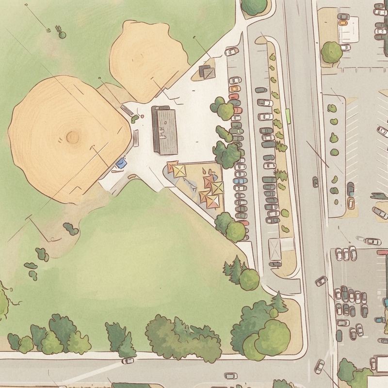 Illustrated map of Palma Park