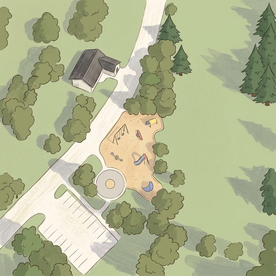 Illustrated map of Paramount Park