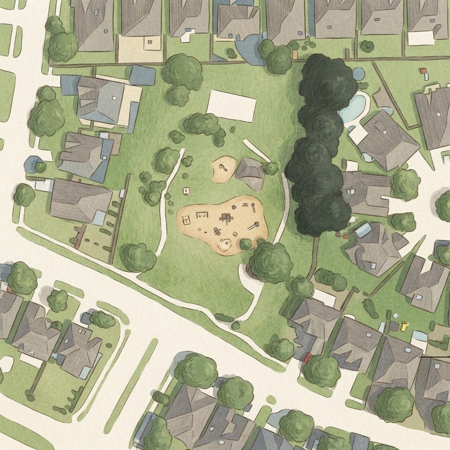 Illustrated map of Park