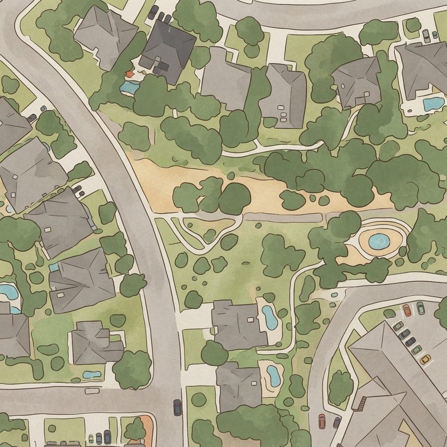 Illustrated map of Park