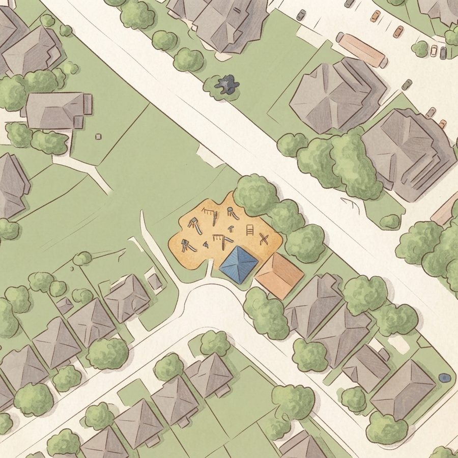 Illustrated map of Park