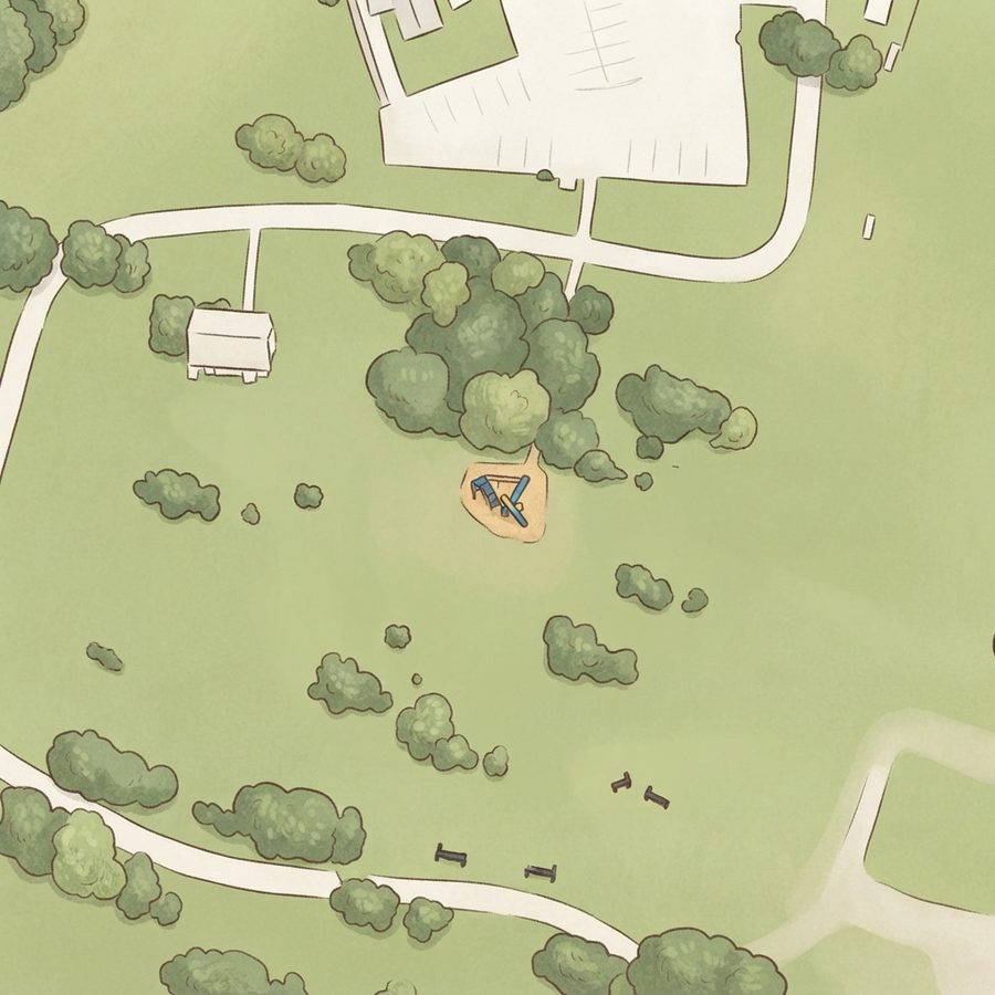 Illustrated map of Pavilion E