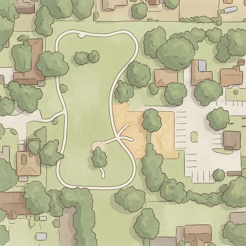 Illustrated map of Pirie Park