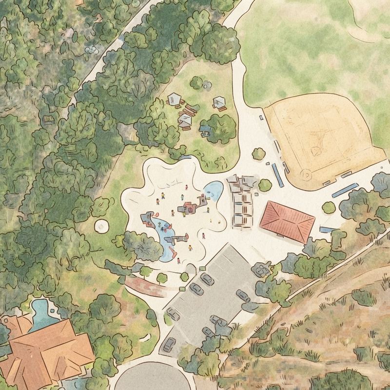 Illustrated map of Play Area